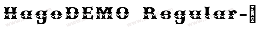 HagoDEMO Regular字体转换